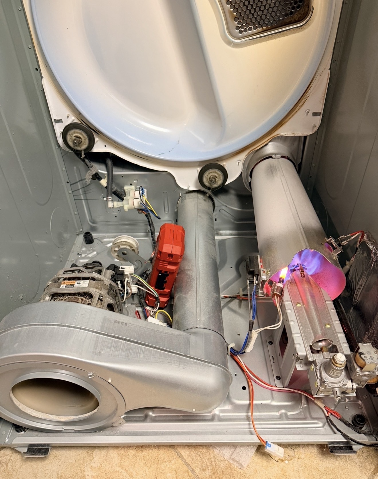 Samsung dryer heating assembly inspection — element stress assessment after HC1 overtemperature Great Kills Staten Island 10308